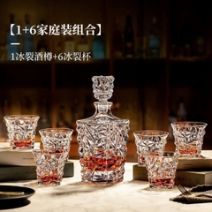 Bộ bình và ly  rượu Whisky