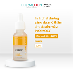 Tinh chất dưỡng sáng và làm giảm các dấu hiệu da thâm sạm PAX MOLY Vitamin C 15% + B5 5% Serum 30ml