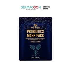 Mặt nạ dưỡng ẩm giúp hạn chế dầu thừa và cải thiện các vấn đề da PAX MOLY Probiotics Mask Pack (5 Miếng)