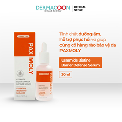 PAXMOLY Ceramide Biotin Barrier Defense Serum Tinh chất dưỡng ẩm, hỗ trợ phục hồi và giúp củng cố hàng rào bảo vệ da