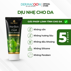 PAXMOLY Perfect Cica Foam Cleanser Sữa rửa mặt tạo bọt Rau má giúp làm sạch sâu và giảm bã nhờn
