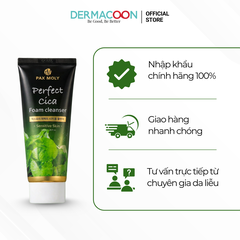 PAXMOLY Perfect Cica Foam Cleanser Sữa rửa mặt tạo bọt Rau má giúp làm sạch sâu và giảm bã nhờn
