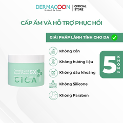 PAXMOLY Centella Cica 5X Repair Cream 100g Kem dưỡng Rau Má giúp cấp ẩm sâu, làm dịu và phục hồi cho da 100g