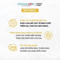 Mặt nạ dưỡng ẩm giúp tăng cường độ đàn hồi và giảm các dấu hiệu lão da PAX MOLY Real Retinol Mask Pack (Hộp 10 miếng)