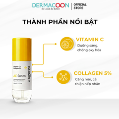Tinh chất giúp dưỡng sáng và cải thiện độ đàn hồi da PAX MOLY Vitamin C + Collagen 5% AC Serum 50ml