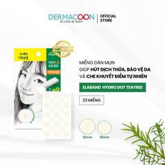 Hộp miếng dán mụn che khuyết điểm và giảm mụn Elaband Hydro Dot Tea Tree ( 3 gói )