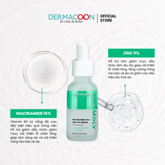Tinh chất giúp kiểm soát dầu thừa và mờ thâm mụn PAX MOLY Niacinamide 15% + Zinc 5% Serum 30ml