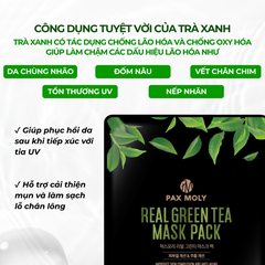 Bộ 5 mặt nạ giúp cấp ẩm, làm dịu cho da mụn Pax Moly (5 miếng x 25ml)