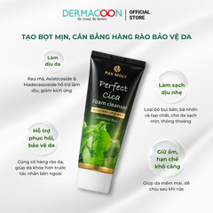 PAXMOLY Perfect Cica Foam Cleanser Sữa rửa mặt tạo bọt Rau má giúp làm sạch sâu và giảm bã nhờn