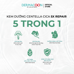 PAXMOLY Centella Cica 5X Repair Cream 100g Kem dưỡng Rau Má giúp cấp ẩm sâu, làm dịu và phục hồi cho da 100g