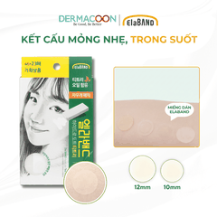 Miếng dán mụn che khuyết điểm và giảm mụn Elaband Hydro Dot Tea Tree (Hộp 23 miếng)