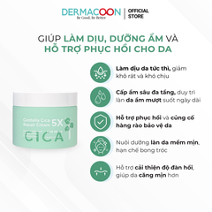 PAXMOLY Centella Cica 5X Repair Cream 100g Kem dưỡng Rau Má giúp cấp ẩm sâu, làm dịu và phục hồi cho da 100g
