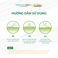 Hộp miếng dán mụn che khuyết điểm và giảm mụn Elaband Hydro Dot Tea Tree ( 3 gói )