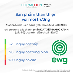 Mặt nạ dưỡng ẩm chuyên sâu giúp làm dịu kích ứng trên da khô PAX MOLY Hyaluronic Acid Deep Sea Water Mask Pack 5 Miếng