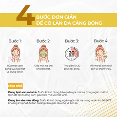 Mặt nạ dưỡng ẩm giúp da săn chắc và làm giảm dấu hiệu lão hoá da PAX MOLY Real Coenzyme Q10 Mask Pack (5 Miếng)