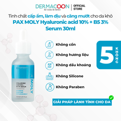 Tinh chất dưỡng ẩm và hỗ trợ khôi phục làn da PAX MOLY Hyaluronic Acid 10% + B5 3% Serum 30ml