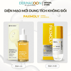 Tinh chất giúp dưỡng sáng và cải thiện độ đàn hồi da PAX MOLY Vitamin C + Collagen 5% AC Serum 50ml