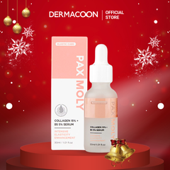 Tinh chất giúp cải thiện độ đàn hồi và làm dịu cho da nhạy cảm PAX MOLY Collagen 15% + B5 5% Serum 30ml