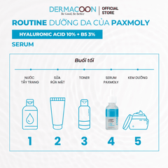 Tinh chất dưỡng ẩm và hỗ trợ khôi phục làn da PAX MOLY Hyaluronic Acid 10% + B5 3% Serum 30ml
