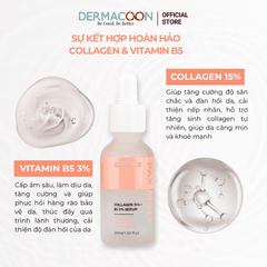 Tinh chất giúp cải thiện độ đàn hồi và làm dịu cho da nhạy cảm PAX MOLY Collagen 15% + B5 5% Serum 30ml