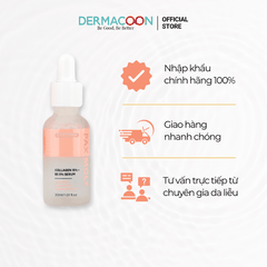 Tinh chất giúp cải thiện độ đàn hồi và làm dịu cho da nhạy cảm PAX MOLY Collagen 15% + B5 5% Serum 30ml