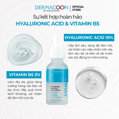 Tinh chất dưỡng ẩm và hỗ trợ khôi phục làn da PAX MOLY Hyaluronic Acid 10% + B5 3% Serum 30ml