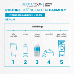 Tinh chất dưỡng ẩm và hỗ trợ khôi phục làn da PAX MOLY Hyaluronic Acid 10% + B5 3% Serum 30ml