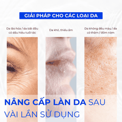 Mặt nạ dưỡng ẩm giúp làm sáng và giảm các dấu hiệu lão hoá da PAX MOLY Real Glutathione Mask Pack 5 Miếng