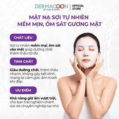 Mặt nạ dưỡng ẩm giúp da săn chắc, mịn màng và cải thiện độ đàn hồi da PAX MOLY Real Collagen Mask Pack 5 Miếng
