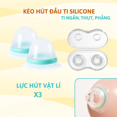 Kéo Đầu Ti Silicone Coniu Giúp Mẹ Cho Con Ti Dễ Dàng Và Thẩm Mĩ( Có Che Tên)