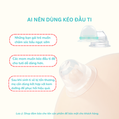 Kéo Đầu Ti Silicone Coniu Giúp Mẹ Cho Con Ti Dễ Dàng Và Thẩm Mĩ( Có Che Tên)