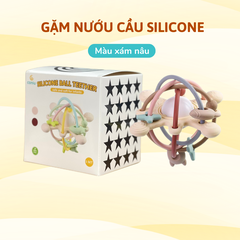 Gặm Nướu Silicone Coniu Hình Cầu Có Trục Xoay, Âm Thành Giúp Tăng Khả Năng Cầm Nắm Cho Bé