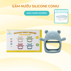Gặm Nướu Silicone Coniu Siêu Mềm Giúp Giảm Ngứa Nướu An Toàn Cho Bé (Có Hộp Đựng)