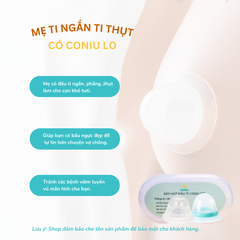 Kéo Đầu Ti Silicone Coniu Giúp Mẹ Cho Con Ti Dễ Dàng Và Thẩm Mĩ( Có Che Tên)