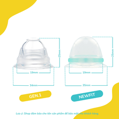 Kéo Đầu Ti Silicone Coniu Giúp Mẹ Cho Con Ti Dễ Dàng Và Thẩm Mĩ( Có Che Tên)