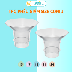 Trợ Phễu Silicone Coniu, Đệm Hạ Size Phễu Size 15-17-19-21-24mm, Hút Sữa Hiệu Quả và Êm Ái (Hộp 01 Chiếc)