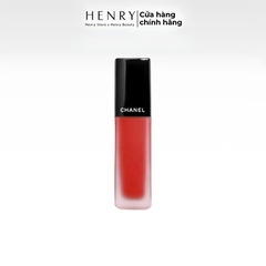 Son Kem Chanel Rouge Allure Liquid Velvet 224 Passionnante 6ml - Màu Đỏ Cam Quyến Rũ, Sang Trọng