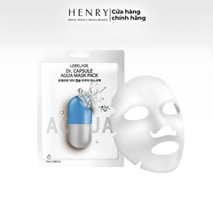 Mặt Nạ Lebelage Dr.Capsule Aqua Mask Pack 25ml – Cấp Nước Chuyên Sâu, Cho Da Mềm Mịn Căng Mướt