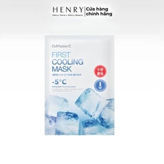 Mặt Nạ Cell Fusion C First Cooling Mask 27g – Hộp 5 Miếng | Hạ Nhiệt, Làm Dịu & Cấp Ẩm Cho Da Nhạy Cảm
