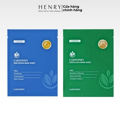 [Hàng Công Ty] Mặt Nạ Miếng Dành Cho Da Dầu Mụn Caryophy Portulaca Mask Sheet