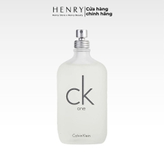 Nước Hoa Unisex Calvin Klein CK One EDT 100ml