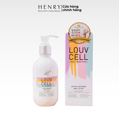 [Hàng Công Ty] Sữa Dưỡng Thể Trắng Da Louv Cell Crystal Whitening Body Lotion 250ml