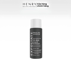 [Hàng Công Ty] Dung Dịch Tẩy Tế Bào Chết Paula's Choice Skin Perfecting 2% BHA Liquid Exfoliant 30ml – Làm Sạch Lỗ Chân Lông, Hỗ Trợ Giảm Mụn Đầu Đen