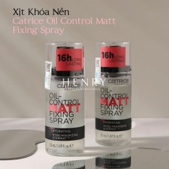[Hàng công ty] Xịt Khóa Kiềm Dầu Nền Catrice Oil-Control Matt Fixing Spray 16h