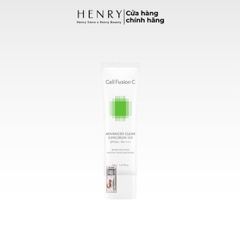 Kem Chống Nắng Cell Fusion C Advanced Clear Sunscreen 100 SPF50+ PA++++ 50ml – Kiểm Soát Dầu, Hiệu Chỉnh Tone Da
