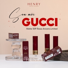 Son Thỏi Gucci Rouge À Lèvres Mat #509 Rosso Ancora Vỏ Đỏ