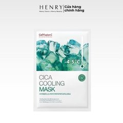 Mặt Nạ Cell Fusion C Cica Cooling Mask 27g – Hộp 5 Miếng | Làm Dịu Da, Cấp Ẩm & Hỗ Trợ Chăm Sóc Da Mụn