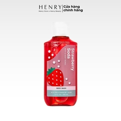 Sữa Tắm Bath & Body Works Strawberry Soda With Pro-Vitamin B5 + Aloe Body Wash 295ml