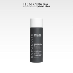 [Hàng xách tay] Dung Dịch Tẩy Da Chết Paula's Choice Skin Perfecting 2% BHA Liquid Exfoliant – Hỗ Trợ Giảm Mụn Đầu Đen, Làm Sạch Lỗ Chân Lông & Cải Thiện Kết Cấu Da