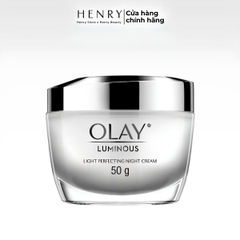 Kem Dưỡng Đêm Olay Luminous Light Perfecting Night Cream 50g – Dưỡng Sáng, Cấp Ẩm & Hỗ Trợ Làm Đều Màu Da